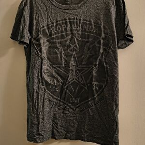 Obey Men's Charcoal Graphic Tee